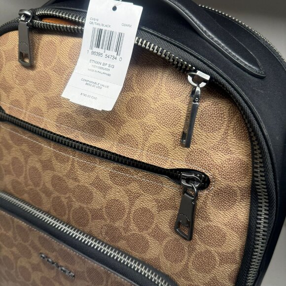 coach Ethan Backpack In Signature Canvas cv919 - Picture 5 of 7